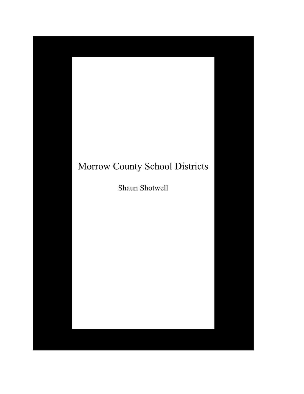 Morrow County School Districts