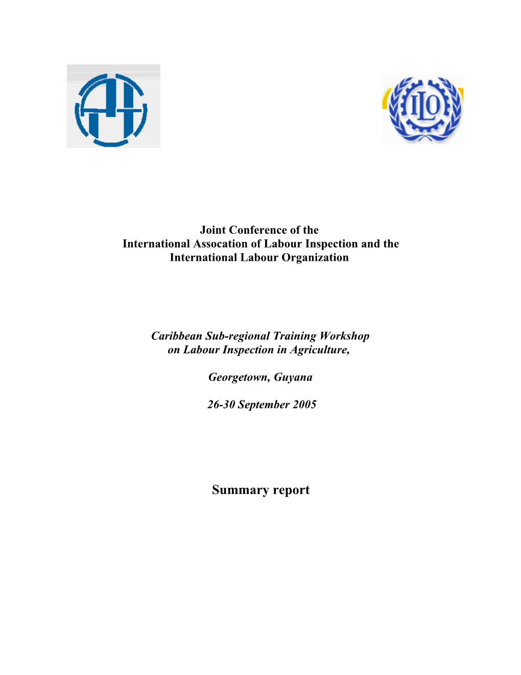 International Assocation of Labour Inspection and The