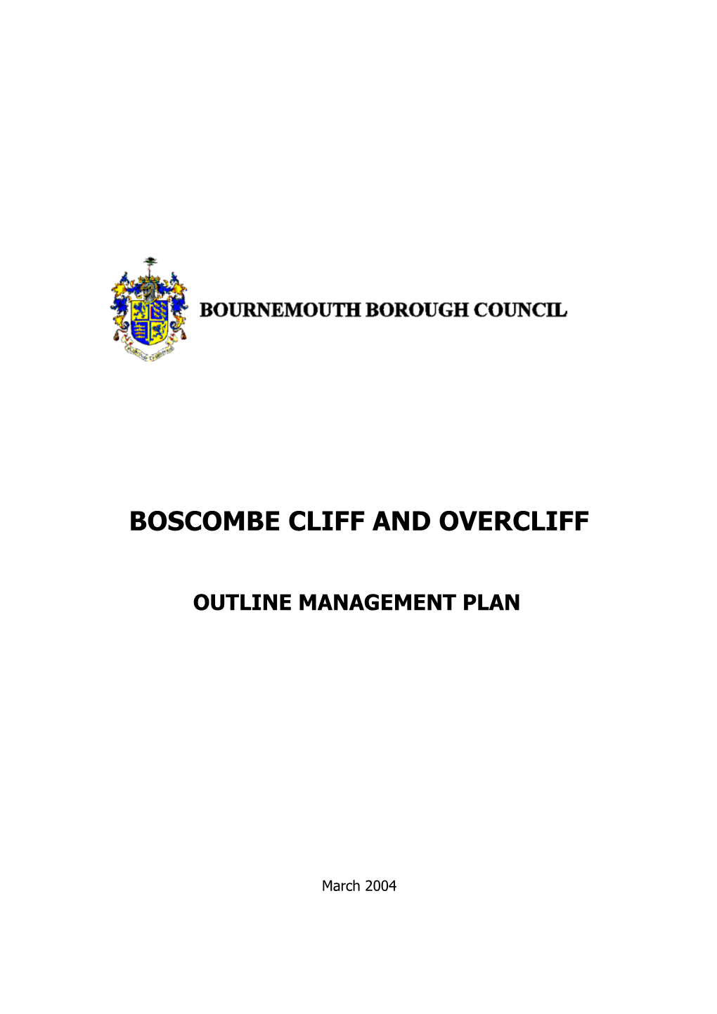 Boscombe Cliff and Overcliff