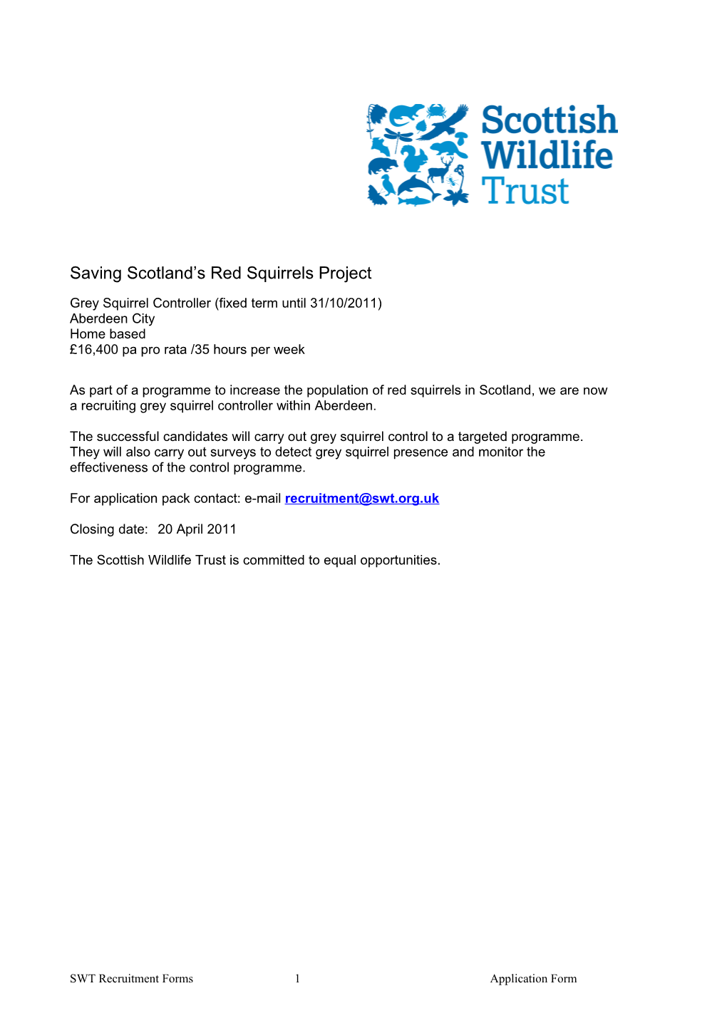 Saving Scotland S Red Squirrels Project