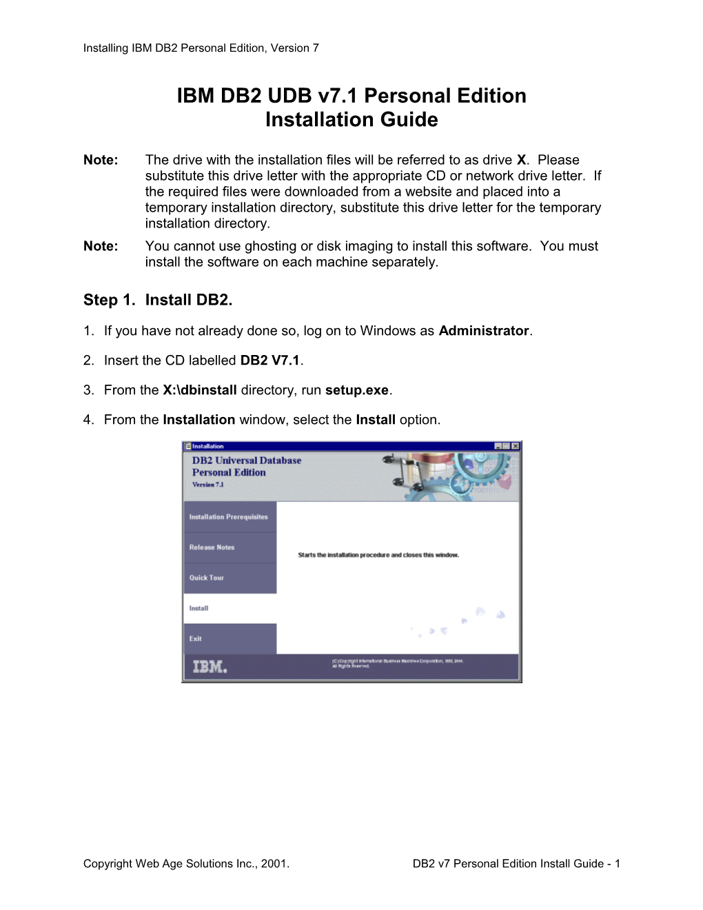 Installing Visual Age for Java 3