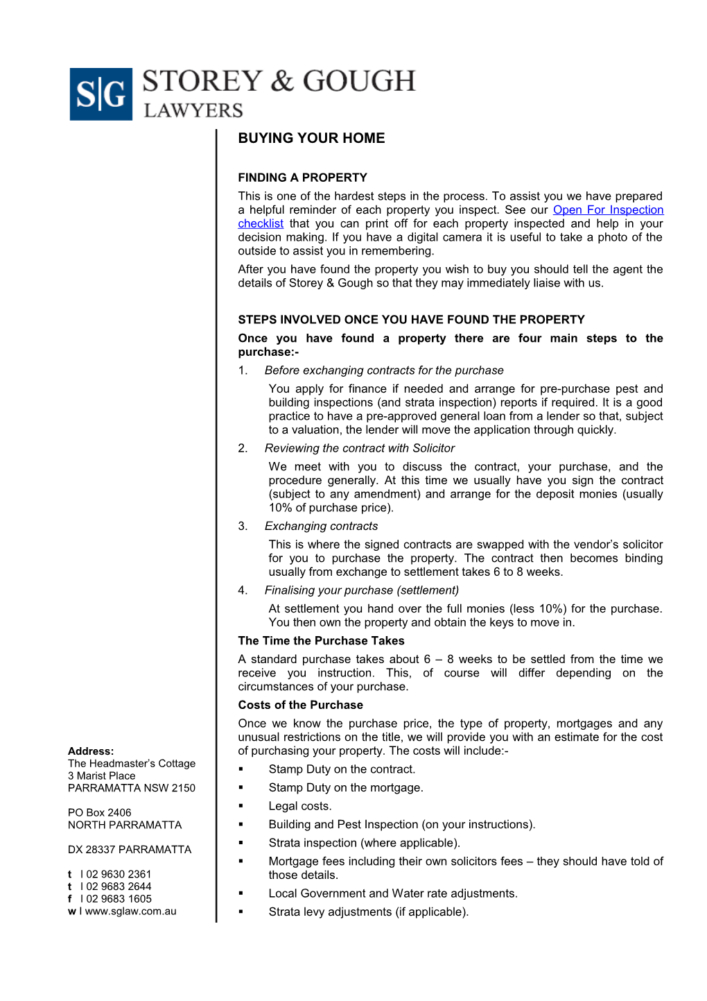 Stamp Duty on the Contract