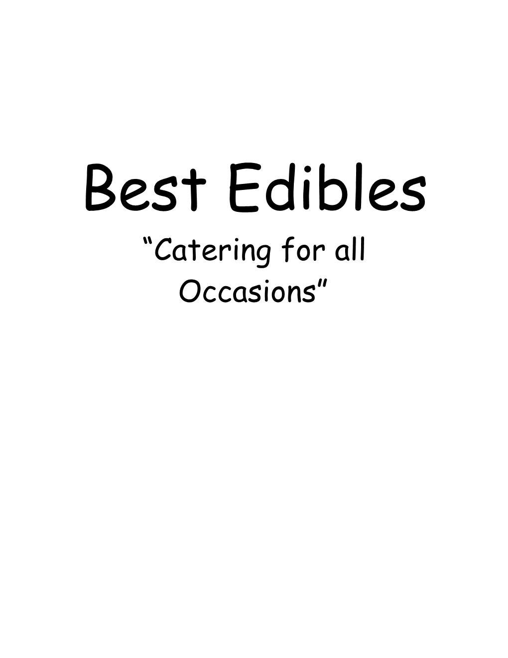 Catering for All Occasions