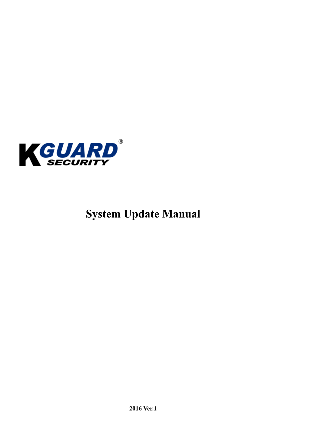 Kguard System Update Manual