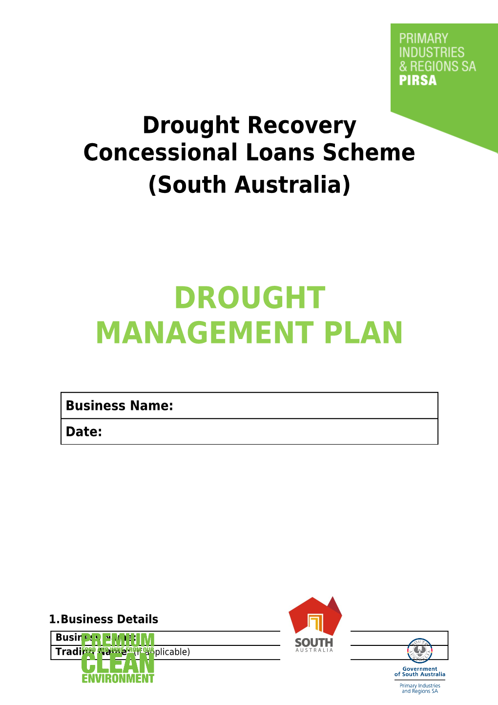 Drought Management Plan