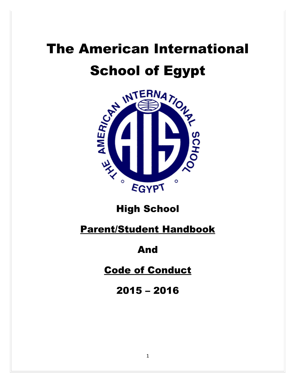 The American Internationalschool of Egypt