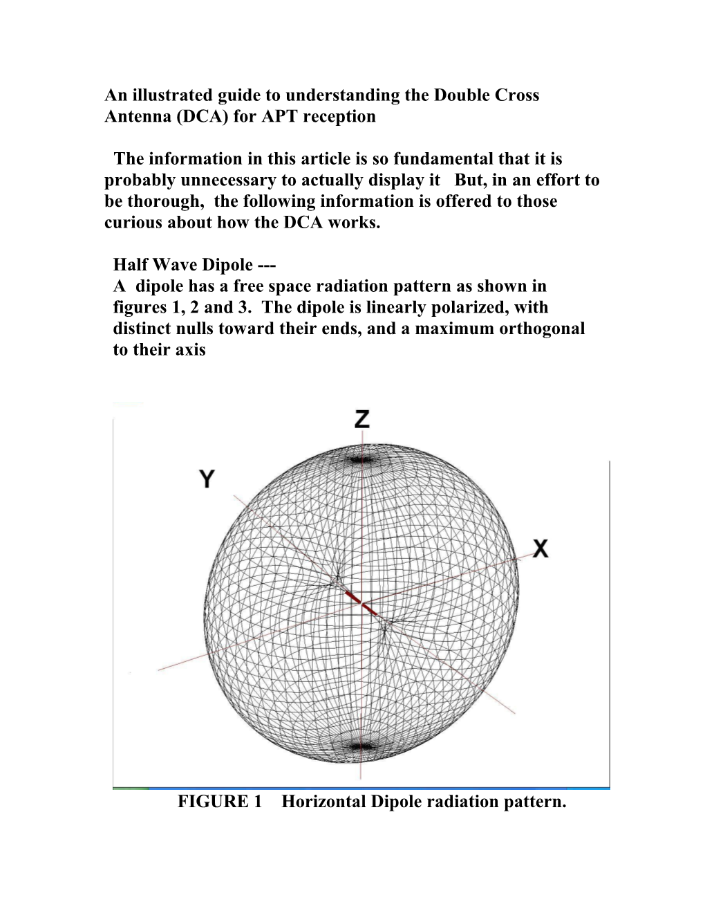 A Beginner S Guide to Understanding the Double Cross Antenna (DCA)