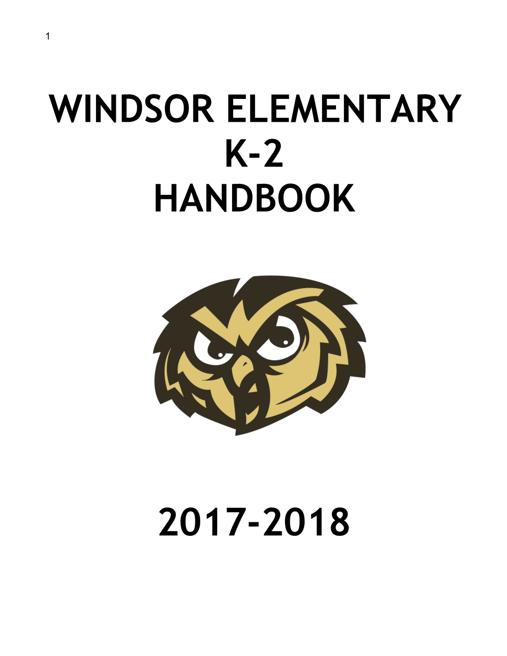 BAH Red-Line to Windsor Elementary Handbook (00144441)