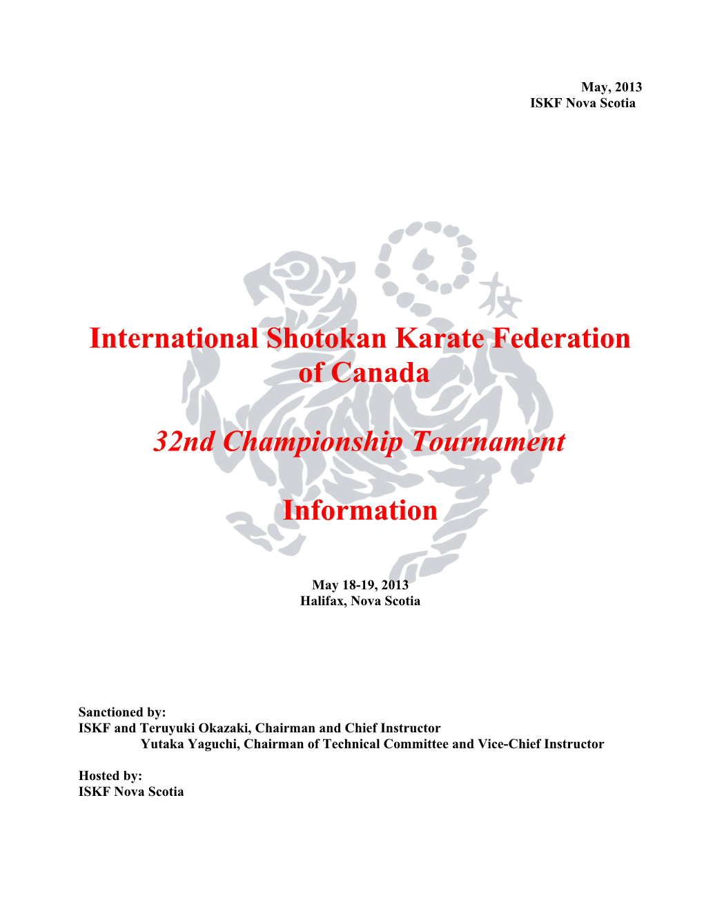 International Shotokan Karate Federation