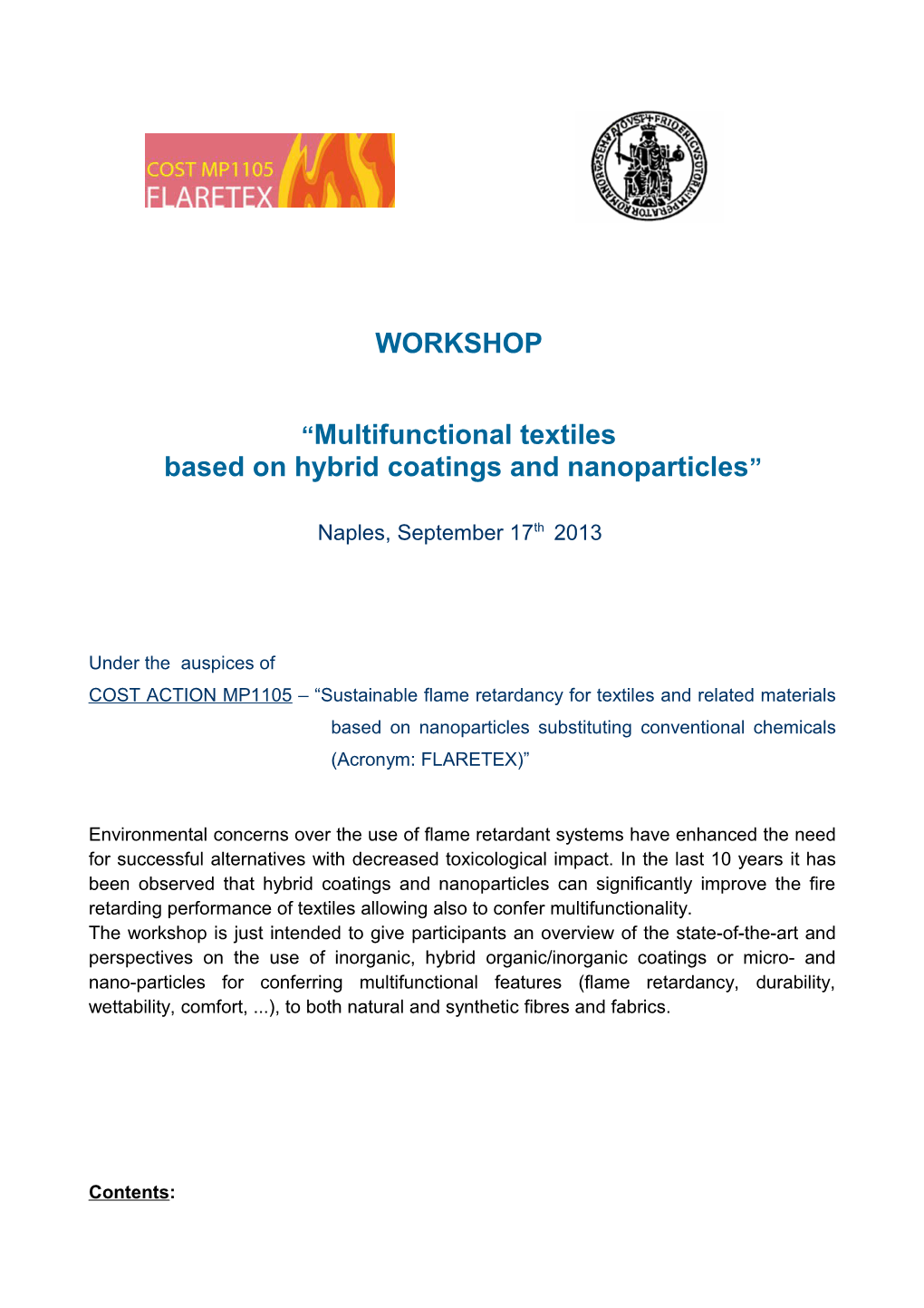 Based on Hybrid Coatings and Nanoparticles