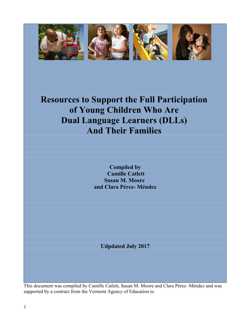 Resources to Support the Full Participation