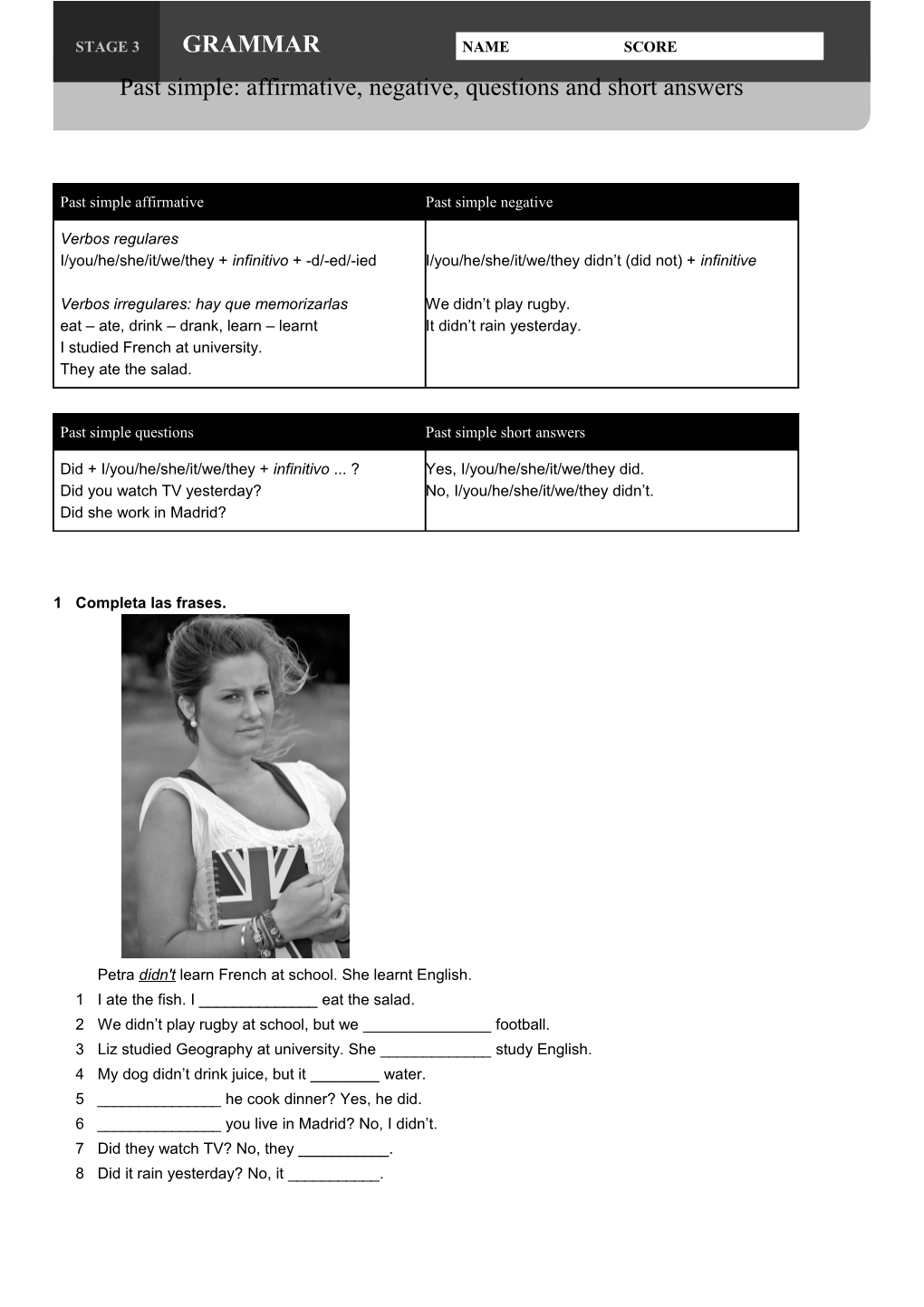 TRB/Tests Template