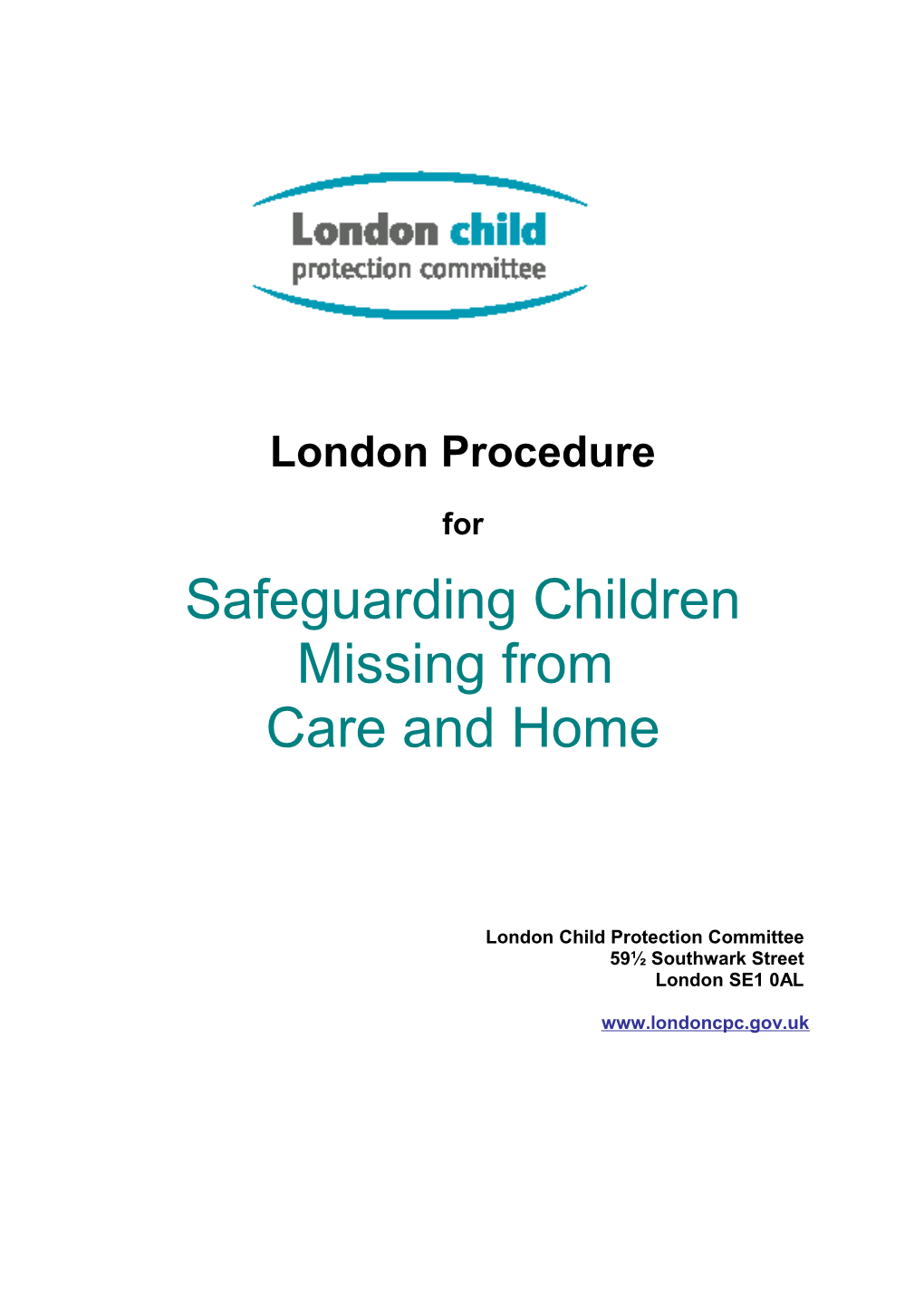 Children & Young People Missing from Care & Home in Croydon