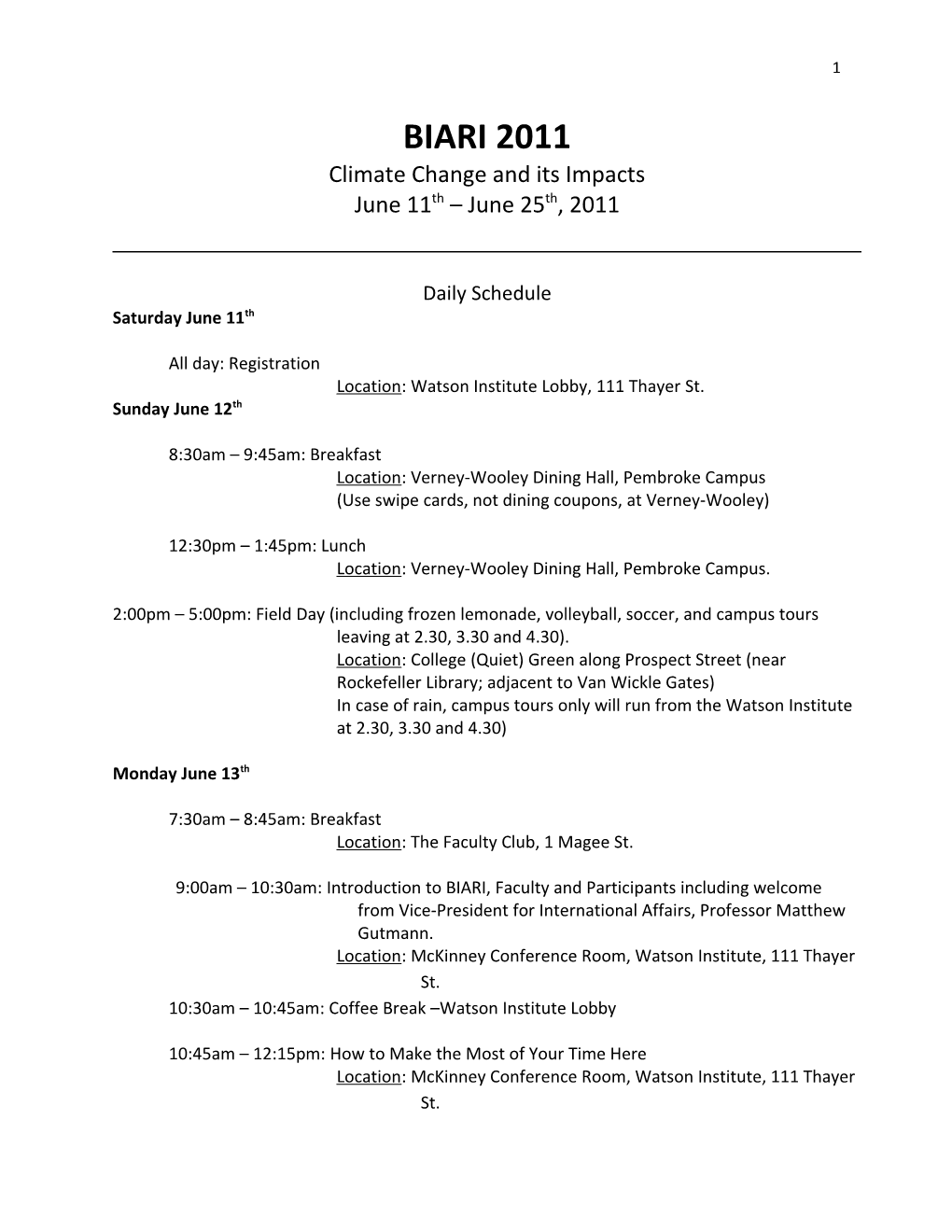 Climate Change and Its Impacts