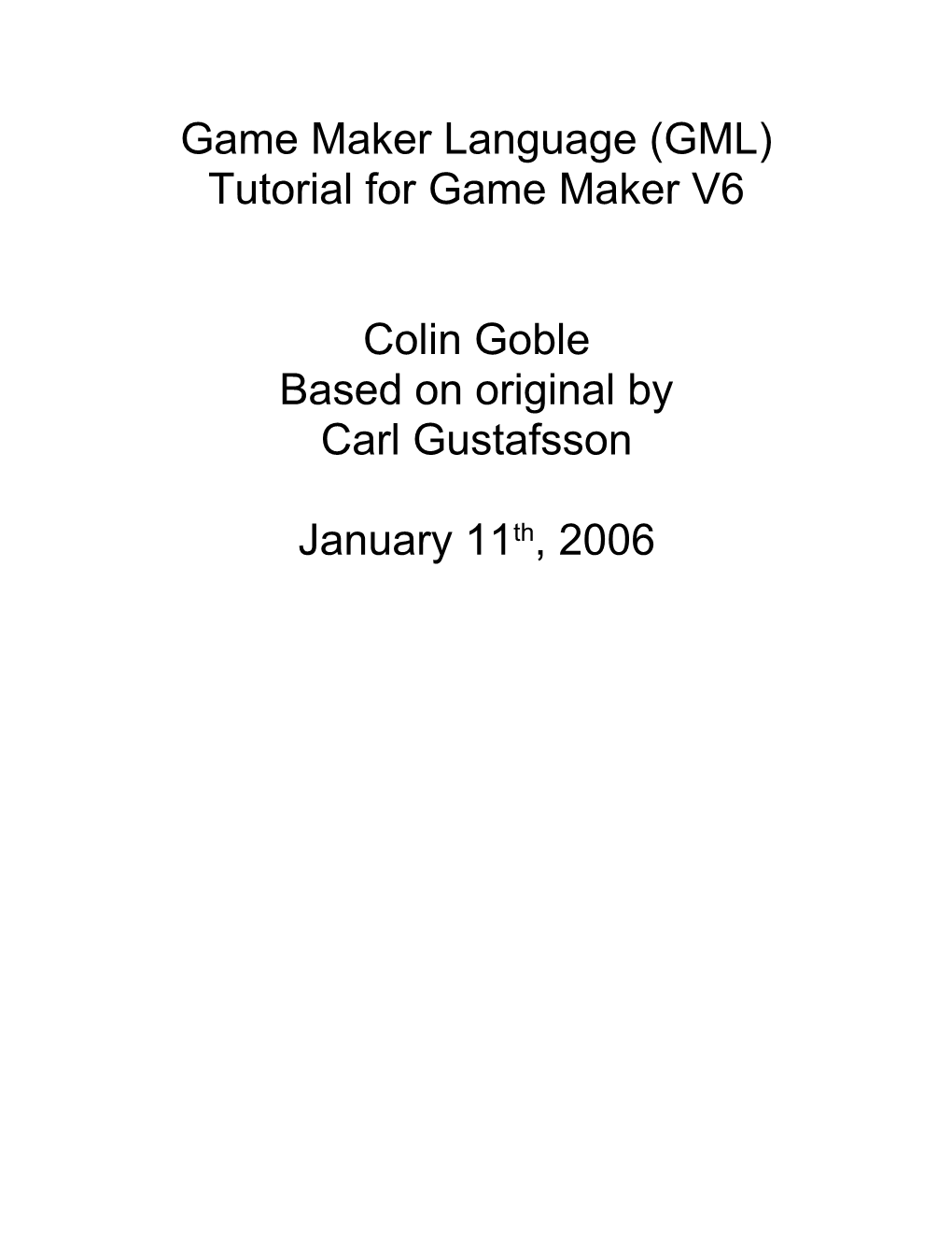 Beginner S Guide to Game Maker 4