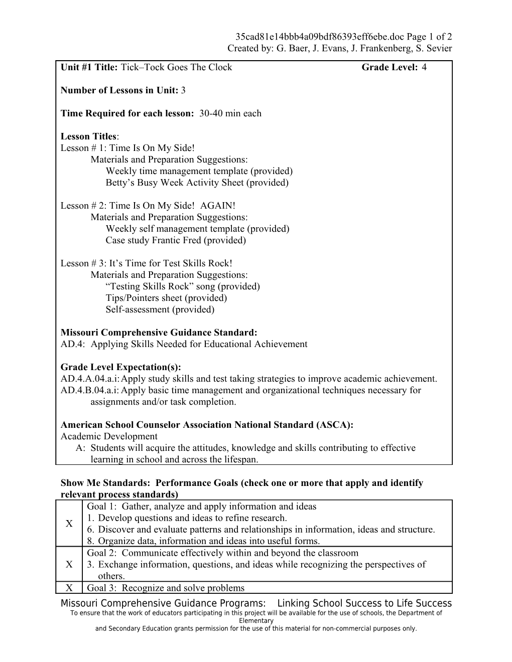 Weekly Self Management Template (Provided)