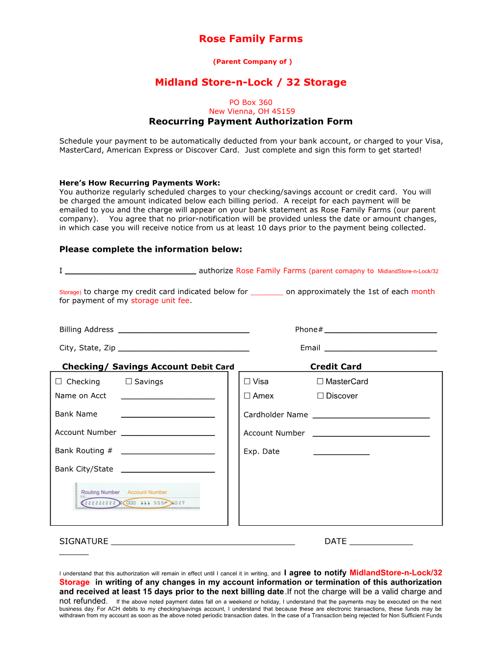 Midland Store-N-Lock / 32 Storage