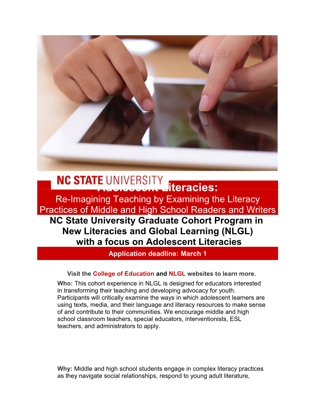 ECI 546 New Literacies and Media