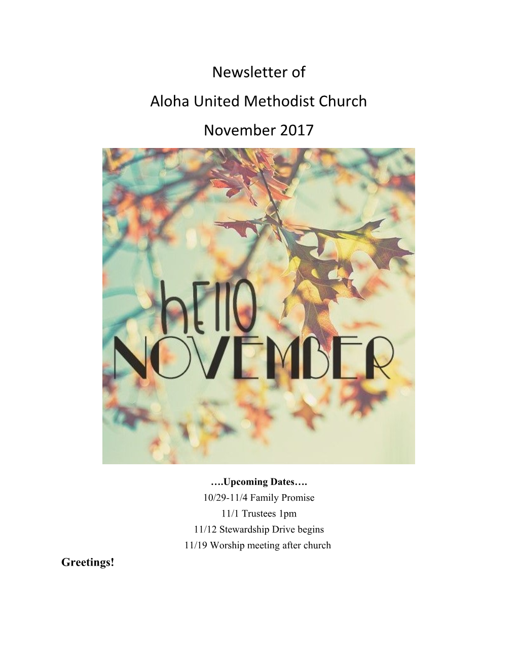 Aloha United Methodist Church