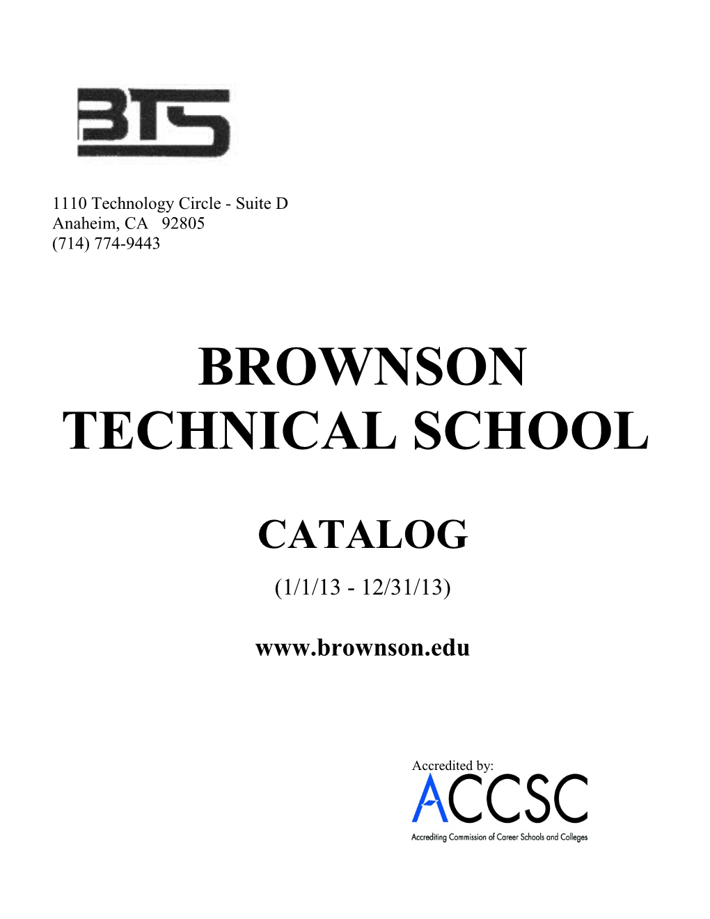 Brownson Technical School