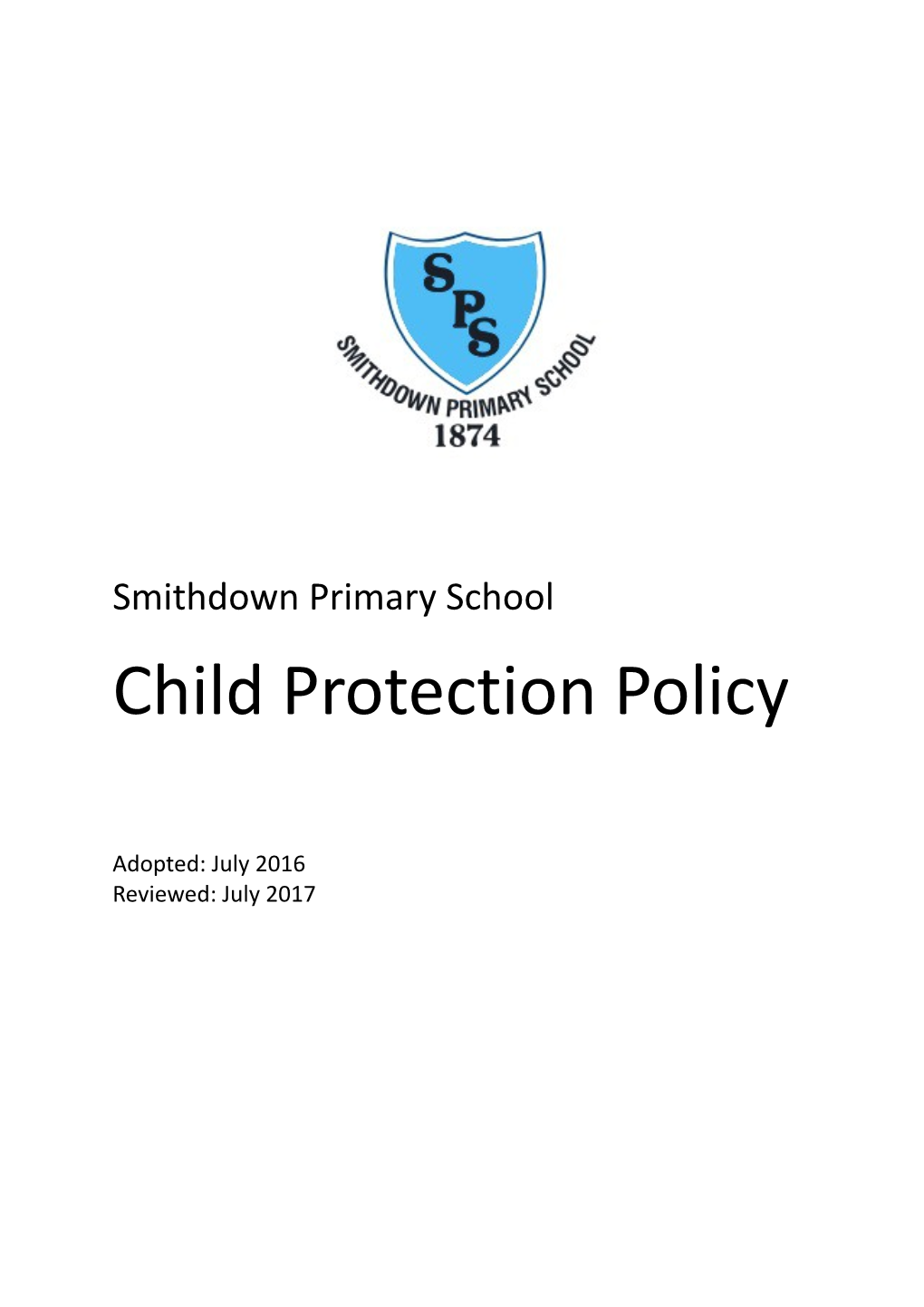 Schools Model Child Protection Policy
