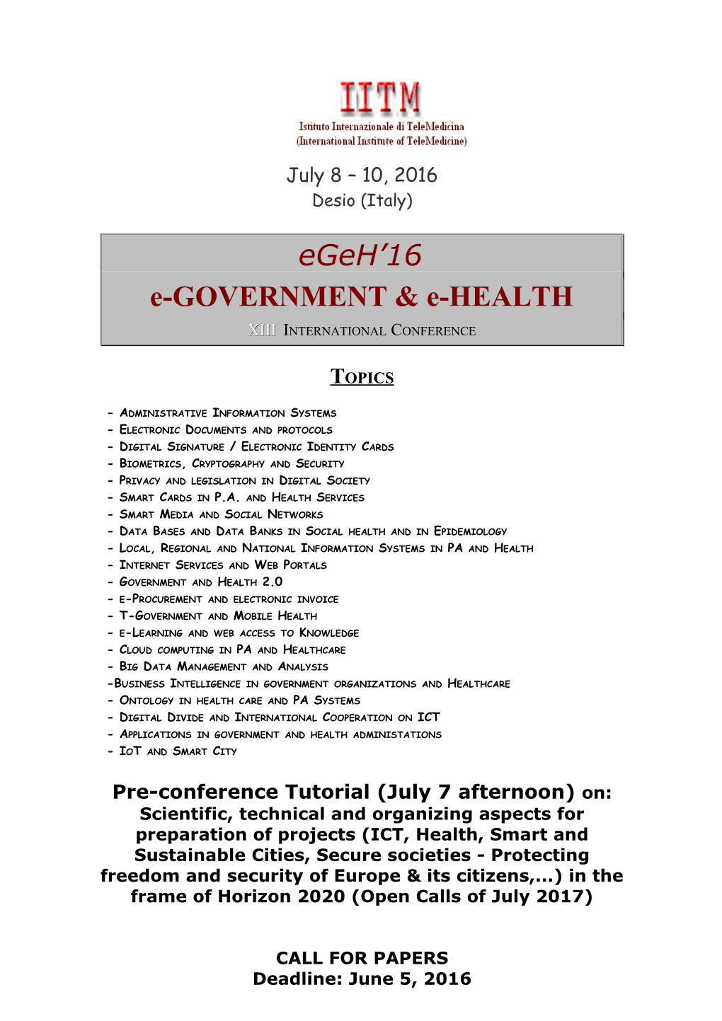E-Government & E-Health
