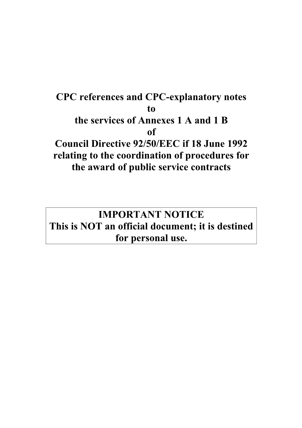 CPC References and CPC-Explanatory Notes