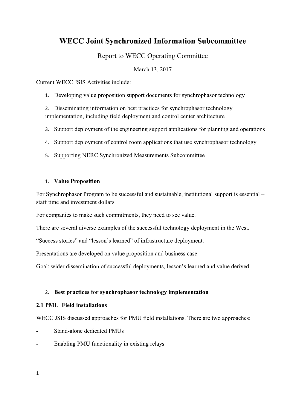 14 2017-03-WECC JSIS Report to OC