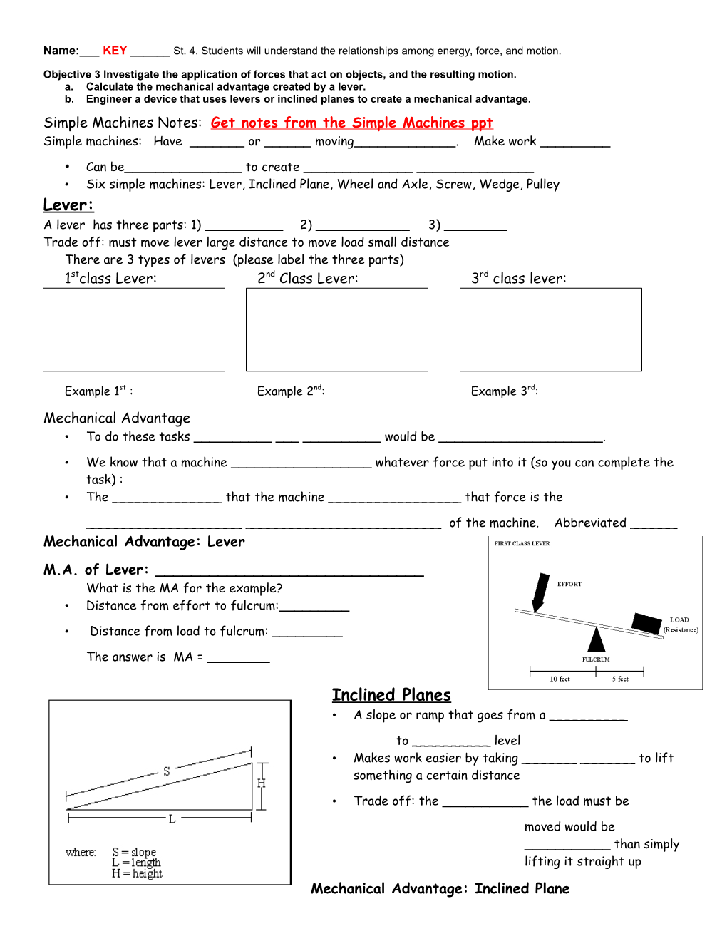 Objective 4 Analyze Various Forms of Energy and How Living Organisms Sense and Respond to Energy