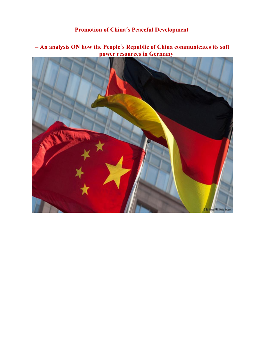 China S Soft Power in Germany