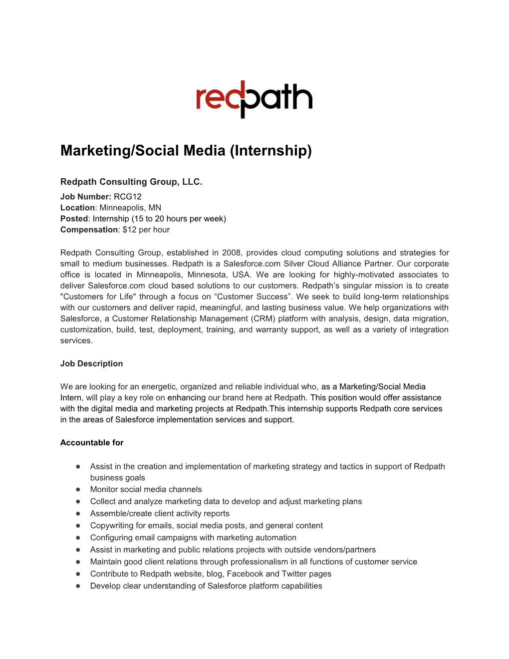 Redpath Consulting Group, LLC