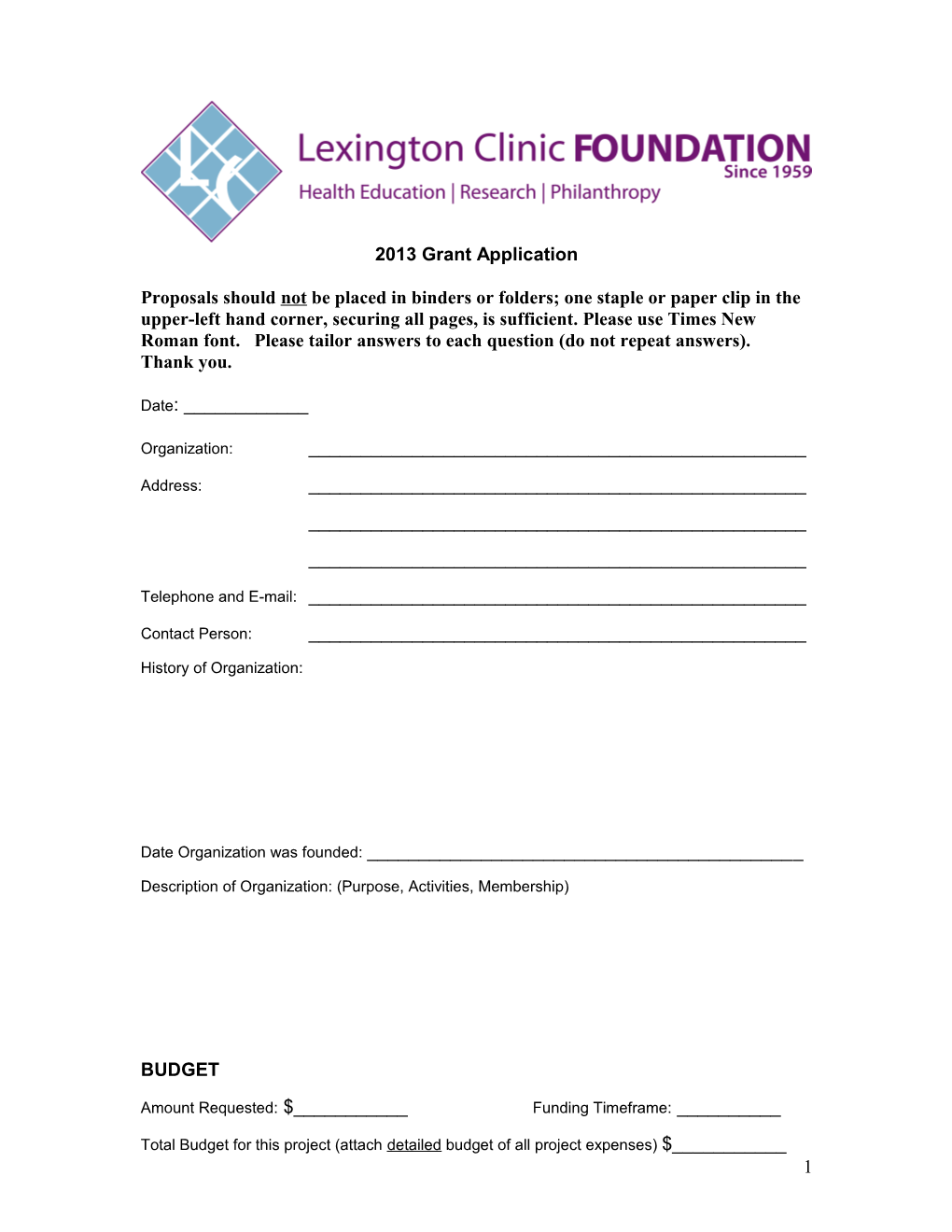 Lexington Clinic Foundation