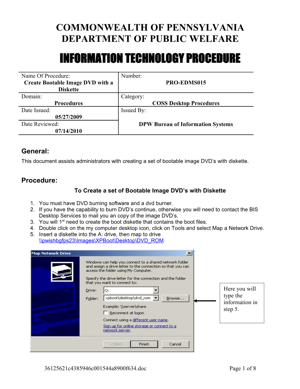 Create Bootable Image DVD with a Diskette