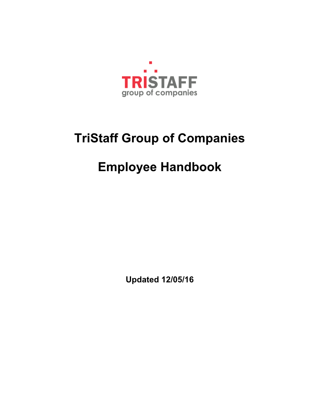 Employee Handbook - Tristaff Group of Companies