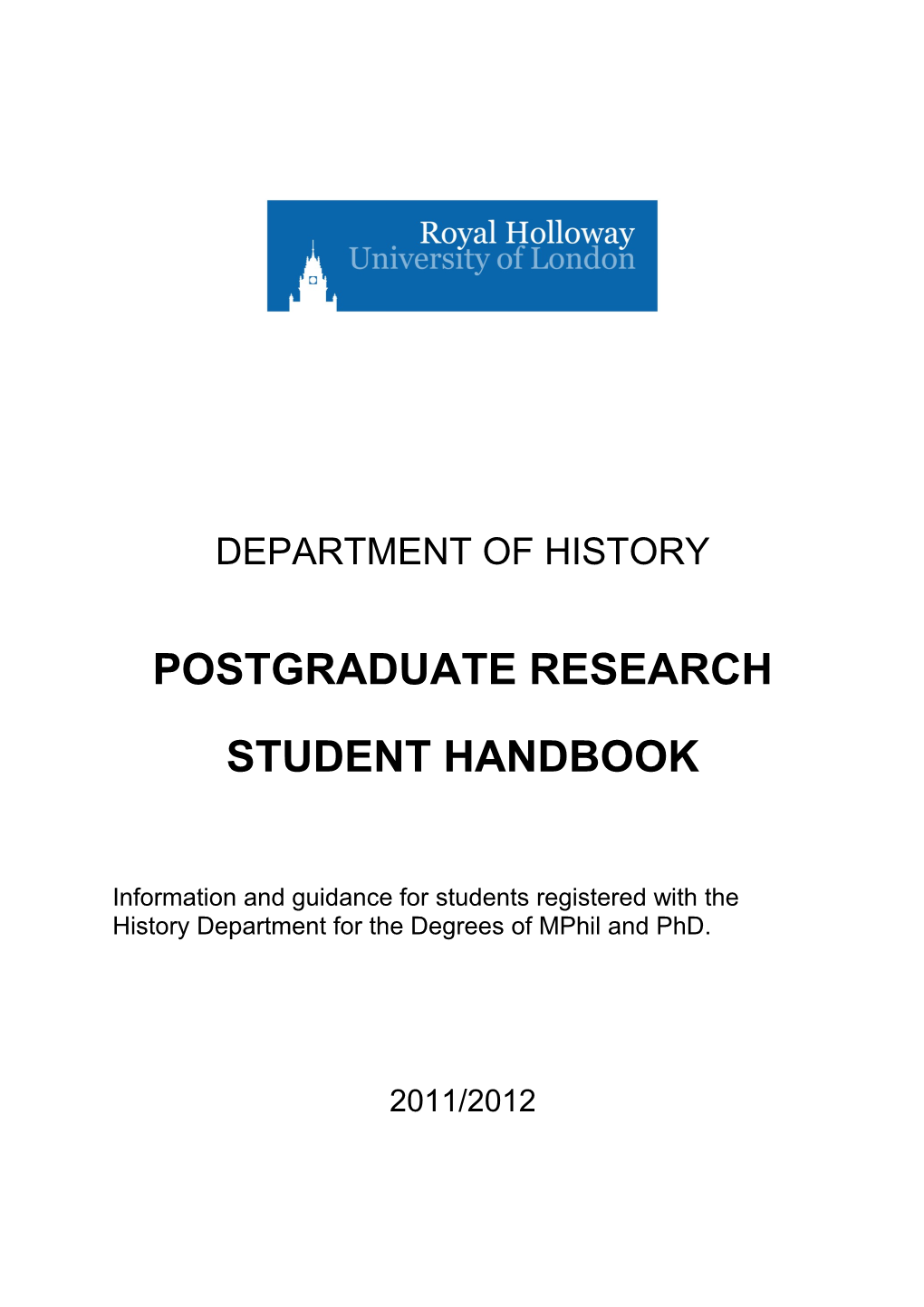 Postgraduate Research