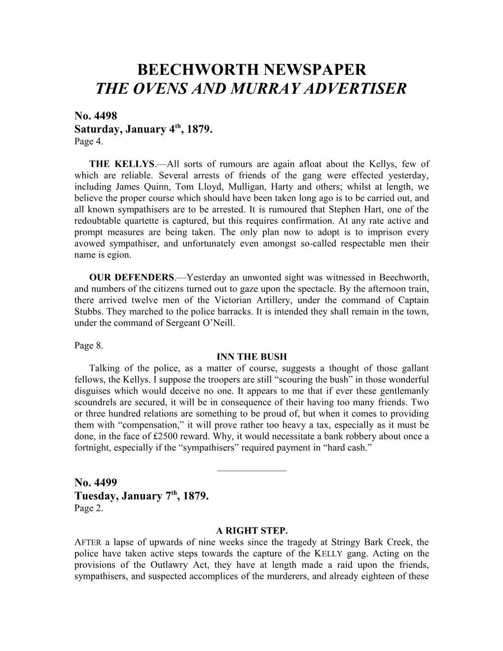The Ovens and Murray Advertiser