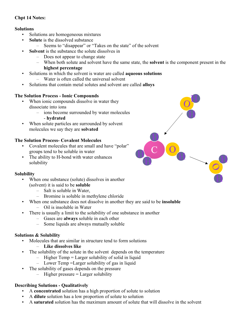 Solutions Are Homogeneous Mixtures