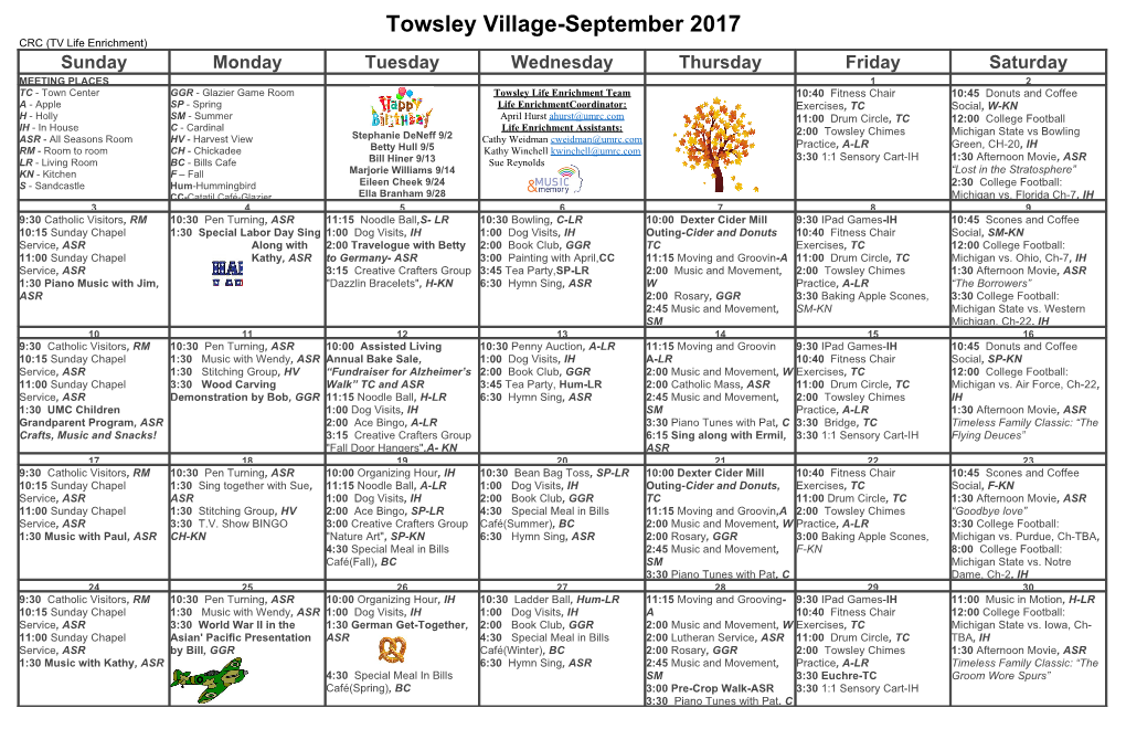 Towsley Village-September 2017