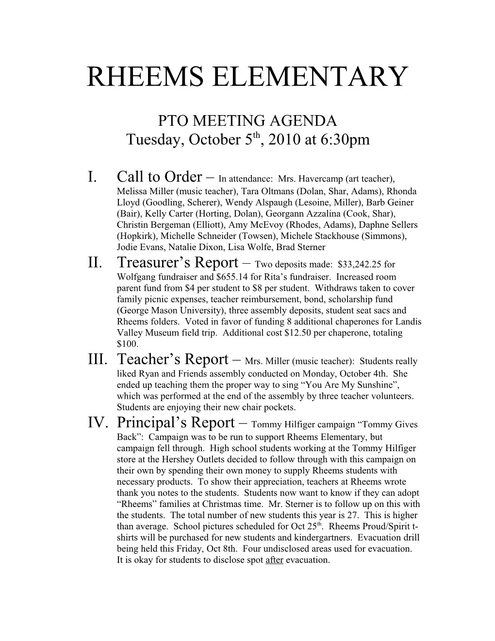 Rheems Elementary