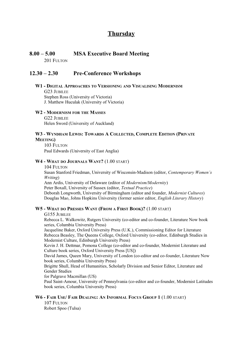 8.00 5.00MSA Executive Board Meeting
