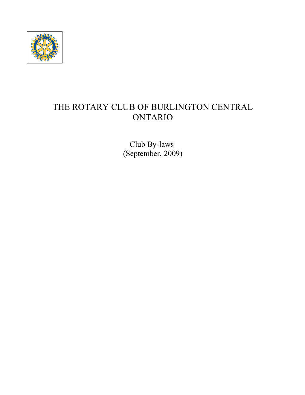 The Rotary Club of Burlington Central Ontario