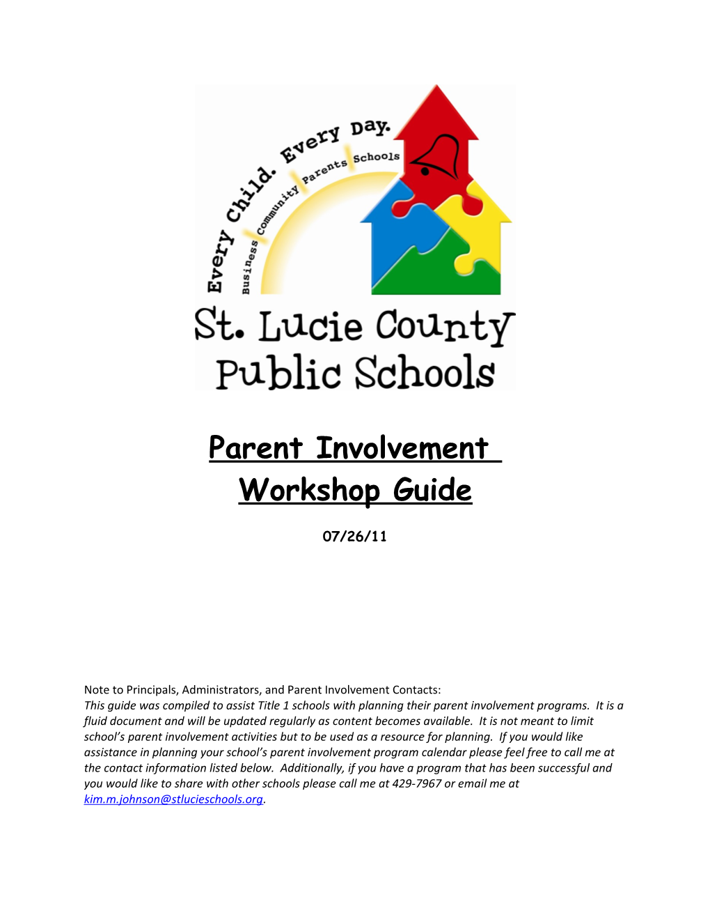 Parent Involvement