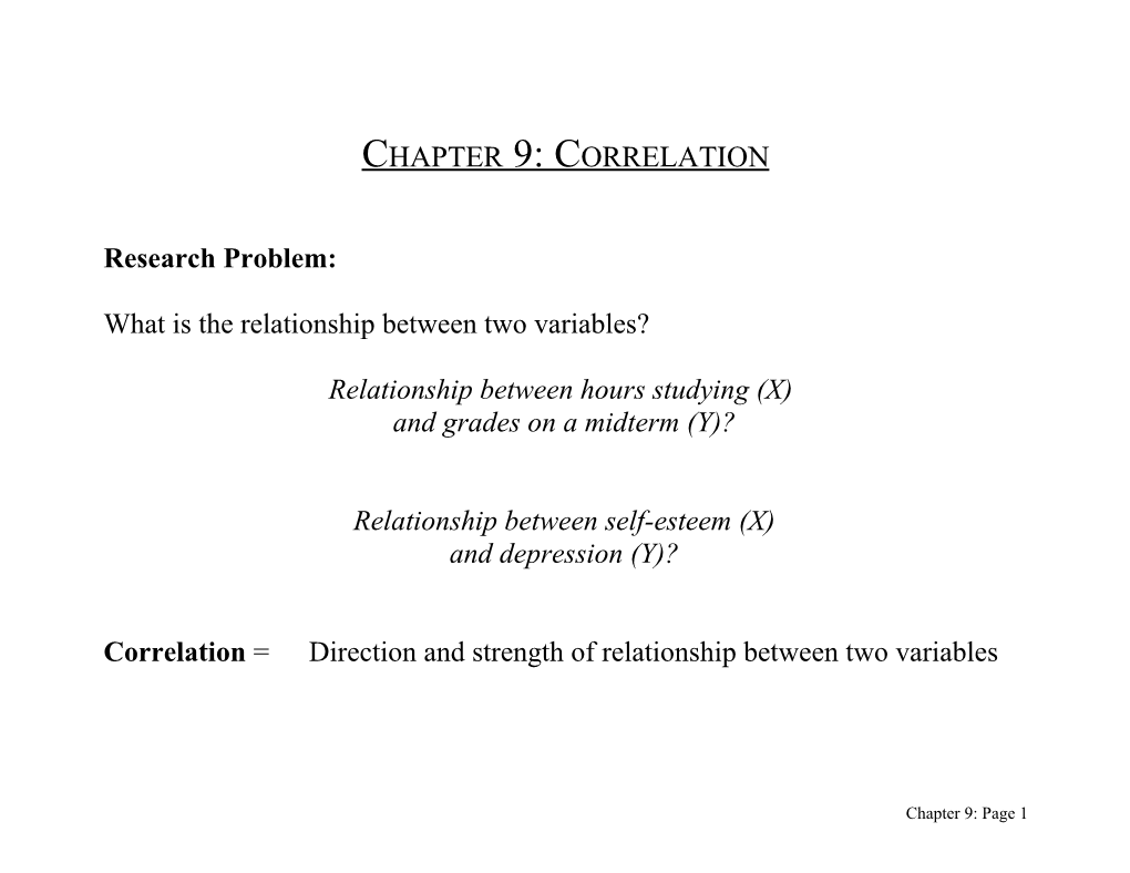 What Is the Relationship Between Two Variables?