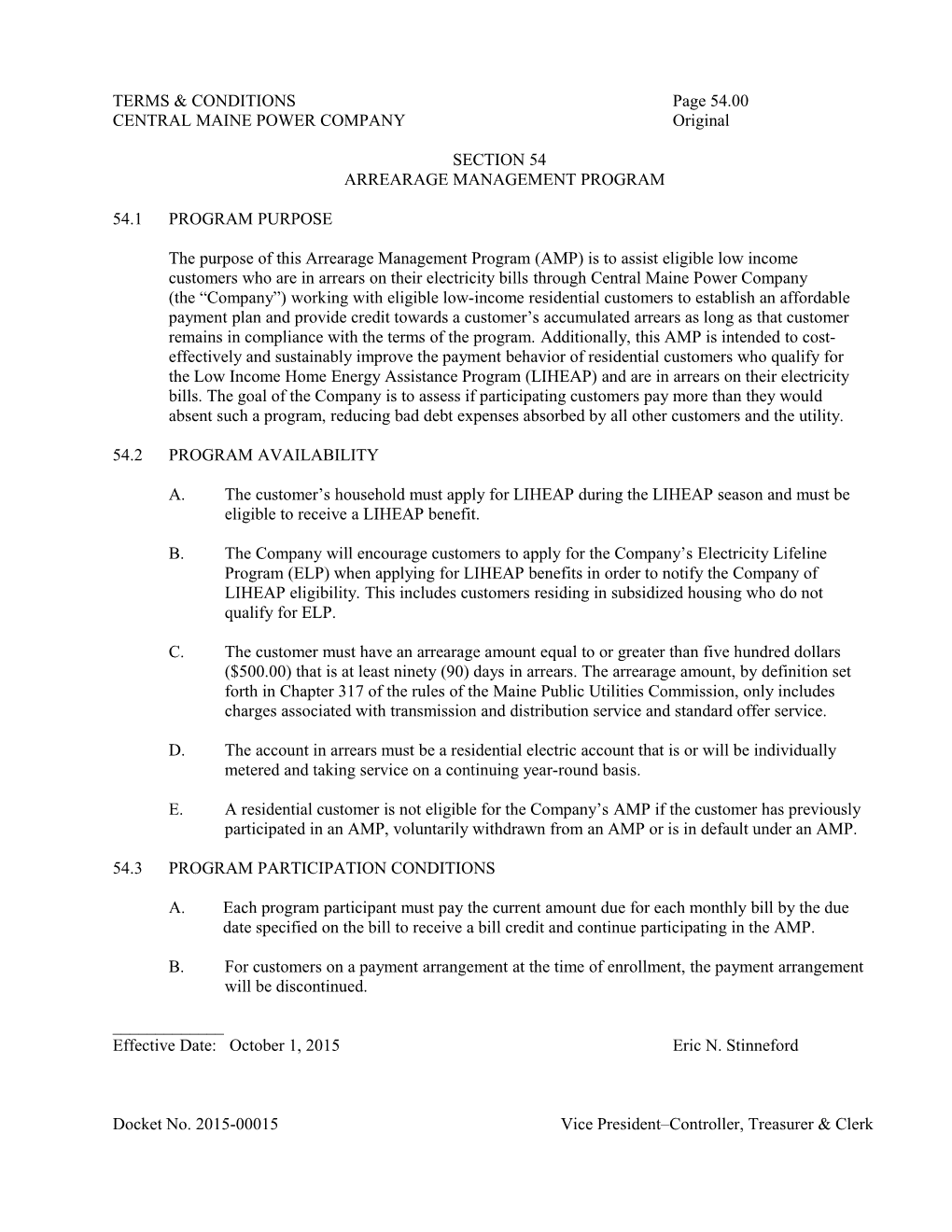 Section 49 - Conservation Assessment