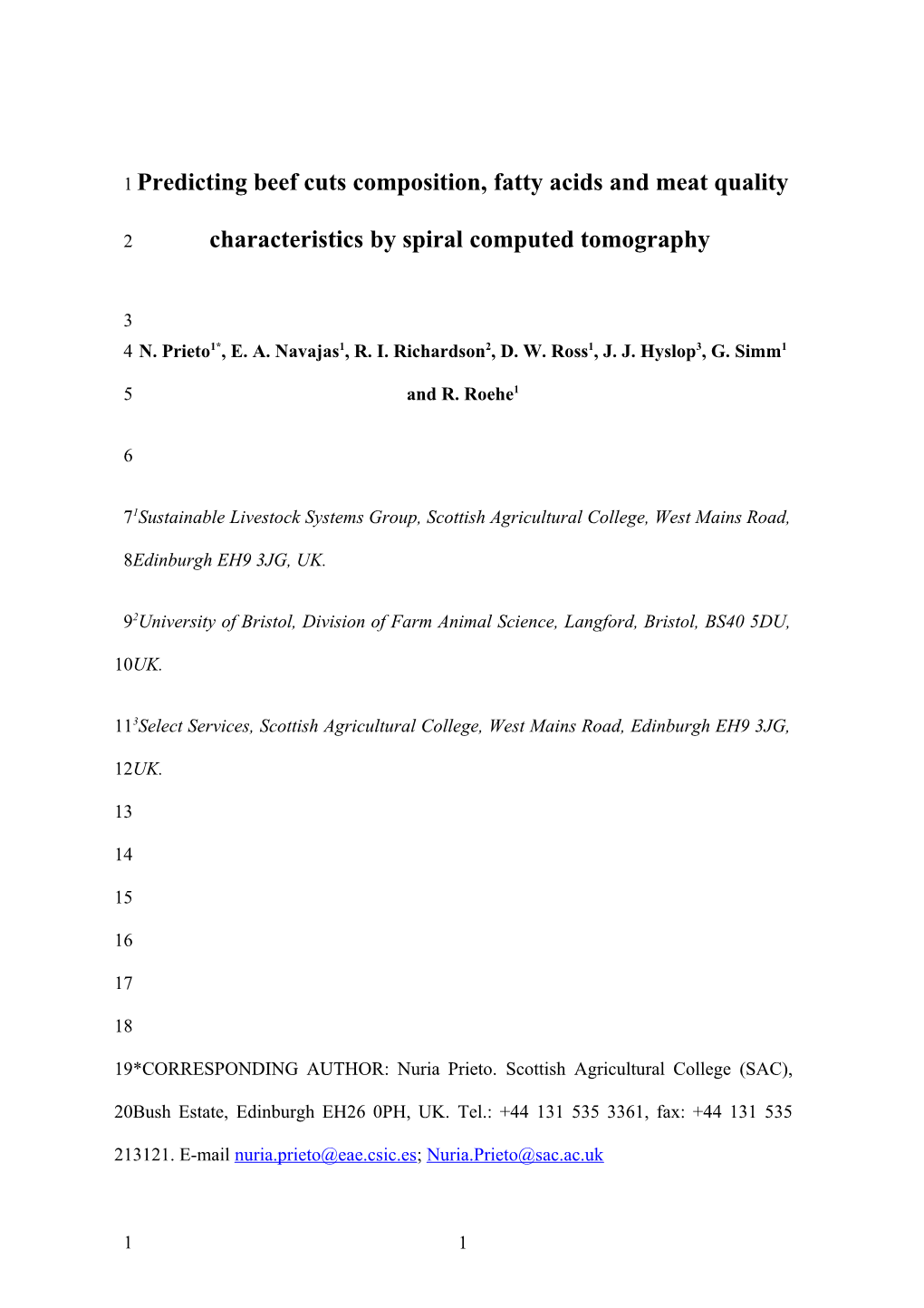 Predicting Beef Meat Quality Using Muscle and Fat Density of Primal Cuts Assessed by Computed