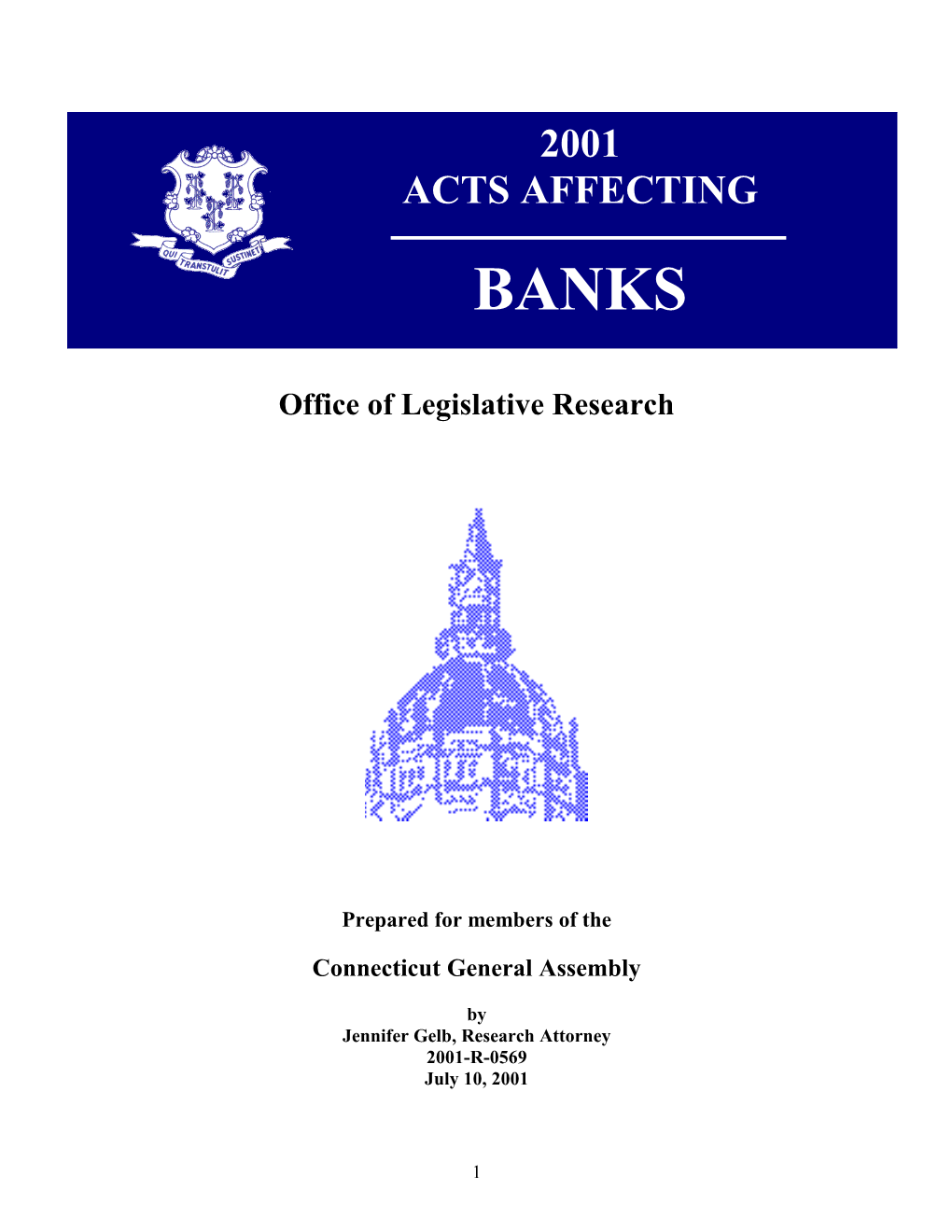 Act Affecting Banking