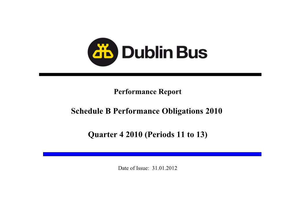 Performance Report