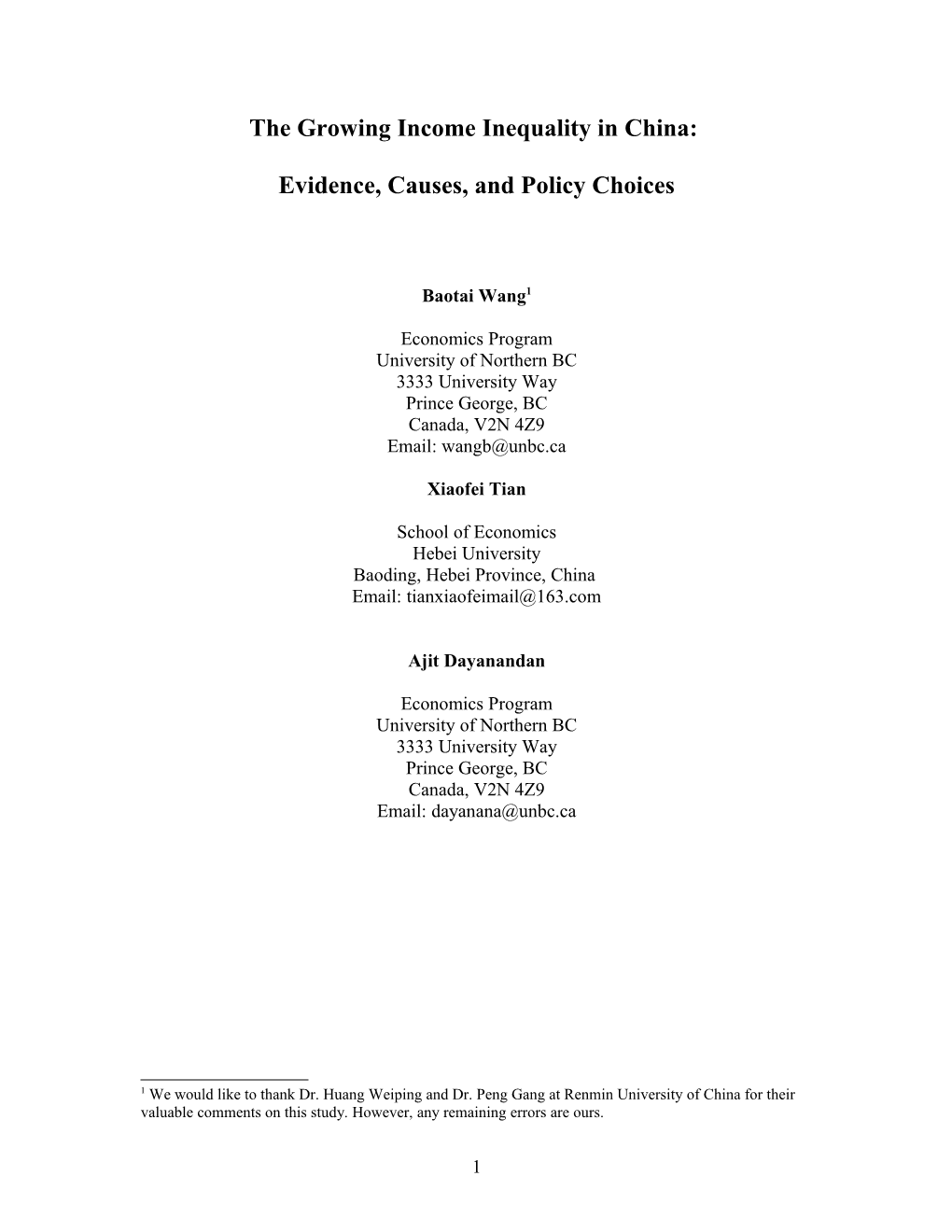 The Impact of Economic Integration on Income Inequality