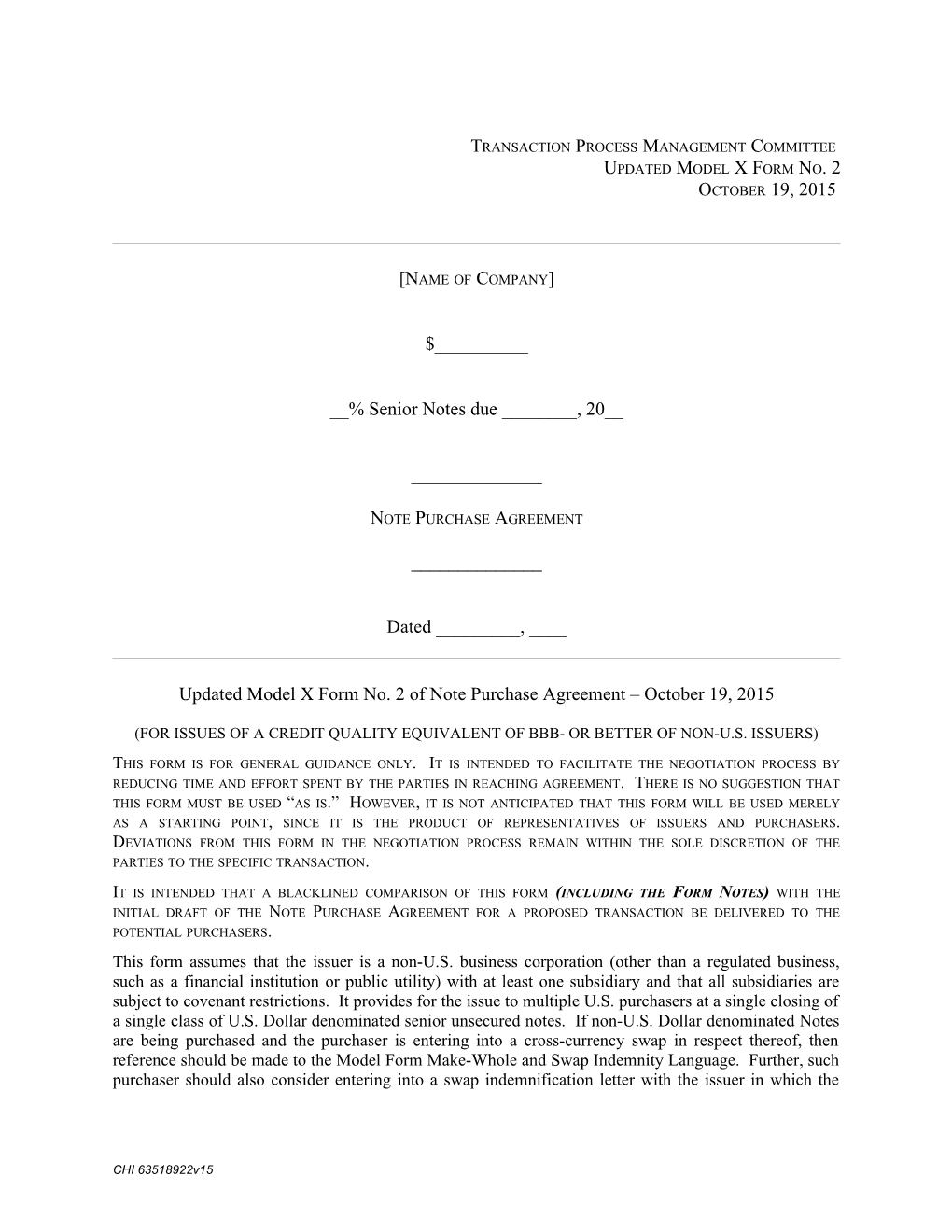 Transaction Process Management Committee