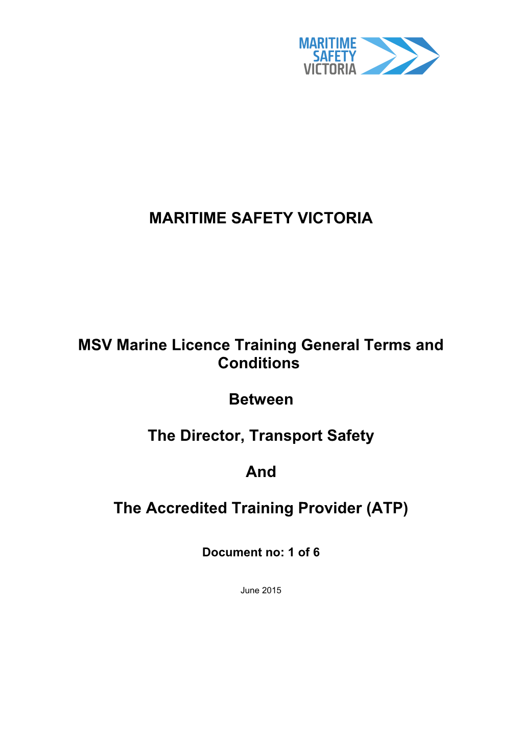 MSV Marine Licence Training General Terms and Conditions